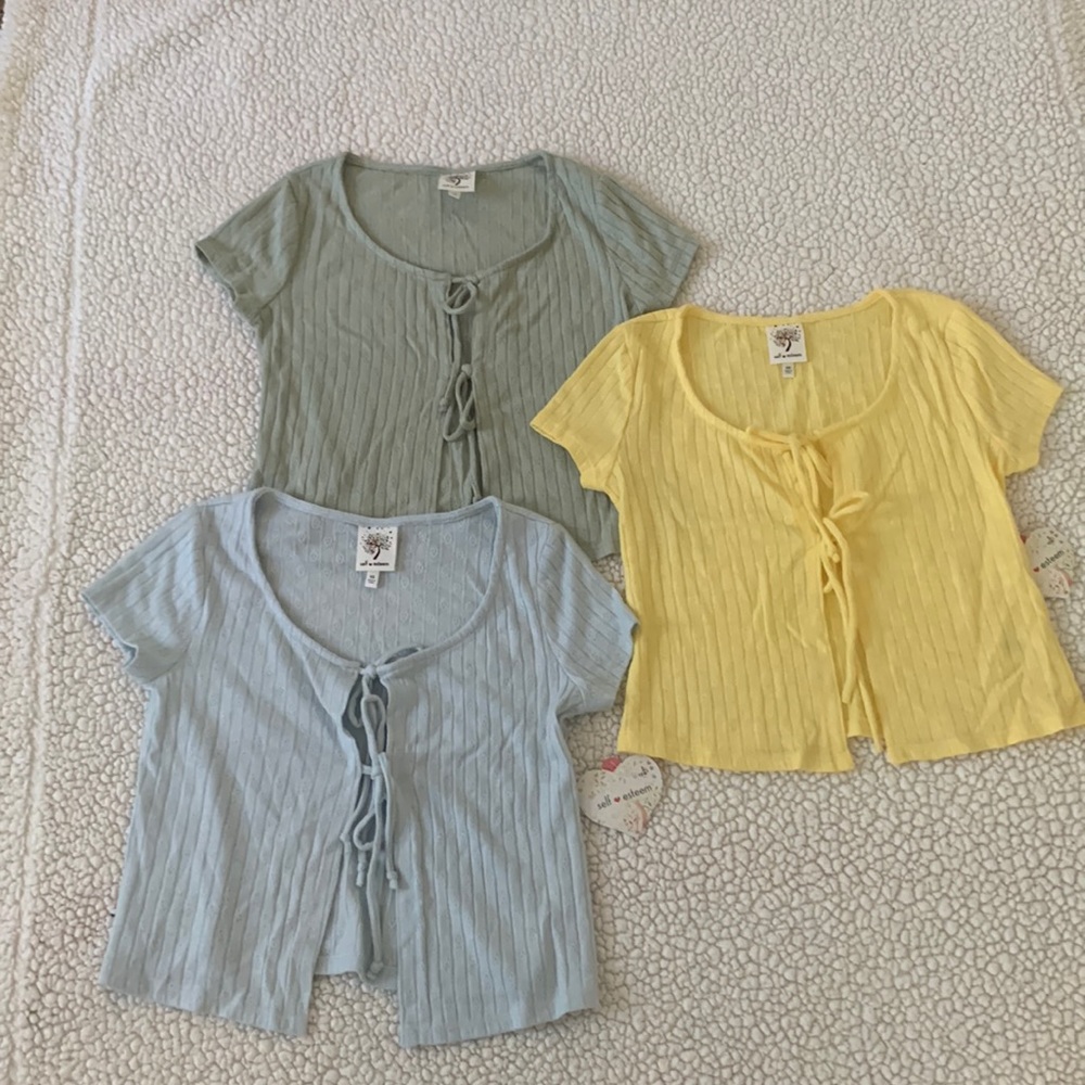 Self Esteem Cardigan set of 3 NWT